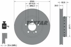 TEXTAR Disc frana TEXTAR PRO+ 92343625 (92343625)