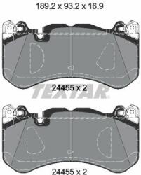 TEXTAR set placute frana, frana disc TEXTAR 2445503 (2445503)