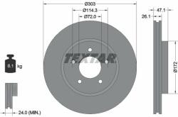 TEXTAR Disc frana TEXTAR PRO 92197703 (92197703)