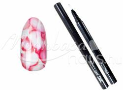 Moonbasanails Blossom ink - Nail art brush ecset 1ml Piros #04