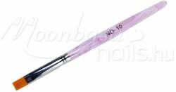 MoonbasaNails Zselé ecset lapos Z004-10 Világos lila