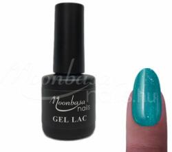 Moonbasanails Géllakk 6ml #286 Csillámos türkiz
