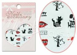 MoonbasaNails Akril hatású matrica A1107 Halloween-i minták