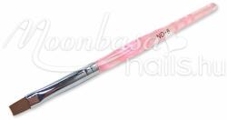 MoonbasaNails Zselé ecset lapos Z001-6 rózsaszín