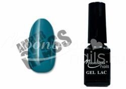Moonbasanails Amber glass géllakk 5ml Dark aquamarine #468
