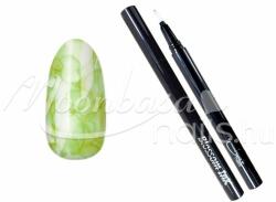 Moonbasanails Blossom ink - Nail art brush ecset 1ml Zöld #12