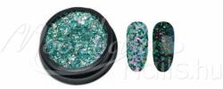 MoonbasaNails Glitter páva #06 Türkiz