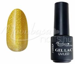 Moonbasanails 3step géllakk 4ml #137 Világító sárga
