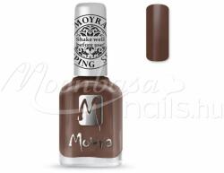 Moonbasanails Nyomdalakk - Moyra 12ml Chocolate brown SP 37