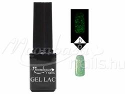 Moonbasanails Foszforeszkáló géllakk 5ml #634 Csillámos világos zöld