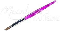 MoonbasaNails Zselé ecset lapos Z002-8 lila