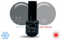Moonbasanails Thermo géllakk 5ml #403 Sötétszürke-világos szürke
