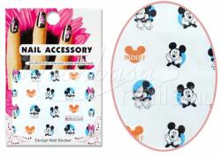 MoonbasaNails Akril hatású matrica BLE-2249 Mickey egér és Minnie egér