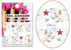 MoonbasaNails Akril hatású matrica BN-166 Tengerparti álom V3