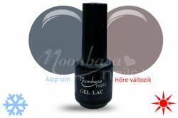 Moonbasanails Thermo géllakk 5ml #418 Sötét szürke-világos szürke