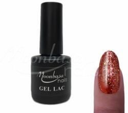 Moonbasanails Géllakk 6ml #310 Glitteres bársony vörös