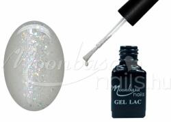 Moonbasanails One step géllakk 5ml #254 Átlátszó opál szikra