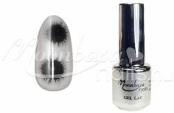 Moonbasanails Snow-ice géllakk 4ml #721 Fekete