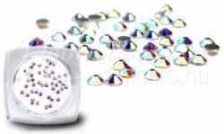 MoonbasaNails Kristály strasszkő 50 db #SS3 Crystal AB