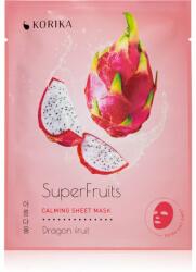 KORIKA SuperFruits Dragon Fruit - Calming Sheet Mask mască textilă calmantă Dragon fruit 25 g Masca de fata