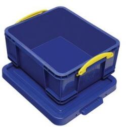  Cutie de depozitare din plastic cu capac cu cleme, albastra, 18 l M932344