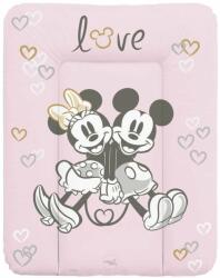 Ceba Baby puha pelenkázó alátét komódra 50 × 70 cm, Disney Minnie & Mickey Pink