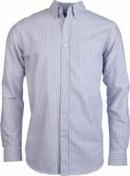 Kariban Férfi ing Kariban KA516 Long-Sleeved Washed Oxford Cotton Shirt -2XL, White