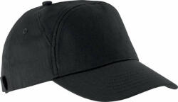 K-UP Uniszex sapka K-UP KP013 Bahia - 7 panel Cap -Egy méret, Black
