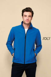 SOL'S Férfi kabát SOL'S SO01195 Sol'S Race Men - Softshell Zip Jacket -2XL, Pepper Red