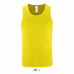 SOL'S Férfi SOL'S SO02073 Sol'S Sporty Tt Men - Sports Tank Top -S, Neon Yellow