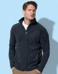 Stedman Férfi hosszú ujjú polár Stedman Fleece Jacket S, Opál fekete