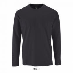 SOL'S Férfi póló SOL'S SO02074 Sol'S Imperial Lsl Men - Hosszú Ujjú póló -XL, Mouse Grey