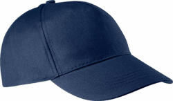 K-UP Uniszex sapka K-UP KP116 Cotton Cap - 5 panels -Egy méret, Navy