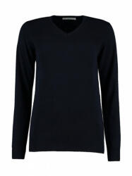 Kustom Kit Női hosszú ujjú kötött felső Kustom Kit Women's Classic Fit Arundel Sweater M, Sötétkék (navy)