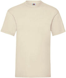 Fruit of the Loom Csomag akciós póló (minimum 5 db) Férfi póló Rövid ujjú Fruit of the Loom Valueweight Tee - 2XL , Naturál