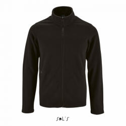 SOL'S Férfi kabát SOL'S SO02093 Sol'S norman Men - plain Fleece Jacket -3XL, Black