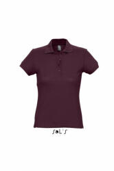 SOL'S Női galléros póló SOL'S SO11338 Sol'S passion - Women'S polo Shirt -L, Burgundy