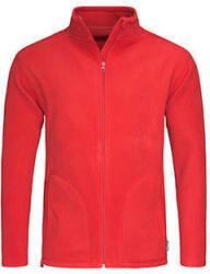 Stedman Férfi hosszú ujjú polár Stedman Fleece Jacket XL, Piros