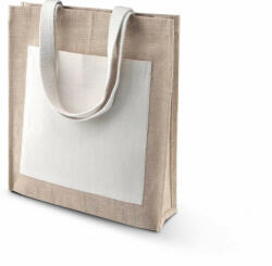 Kimood Uniszex táska Kimood KI0221 Jute Shopper Bag -Egy méret, Natural
