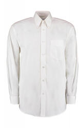 Kustom Kit Férfi hosszú ujjú Ing Kustom Kit Classic Fit Premium Oxford Shirt M, Fehér