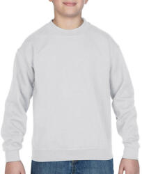 Gildan Gyerek Pulóver Hosszú ujjú Gildan Heavyweight Blend Youth Crew Neck - S (116/128), Fehér