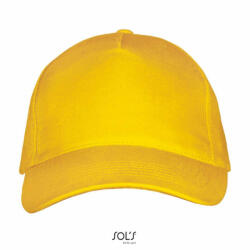 SOL'S Uniszex sapka SOL'S SO00594 Sol'S Long Beach - 5 panel Cap -Egy méret, Gold