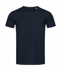 Stedman Férfi rövid ujjú póló Stedman Ben Crew Neck XL, Marina kék