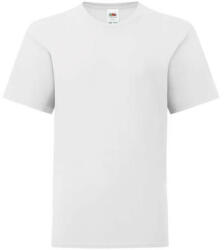 Fruit of the Loom Csomag akciós póló (minimum 3 db) Gyerek rövid ujjú póló Fruit of the Loom Kids' Iconic 150 T -128 (7-8), Fehér