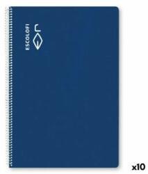 ESCOLOFI Notebook ESCOLOFI Albastru Din A4 50 Frunze (10 Unități)