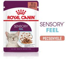 Royal Canin SENSORY FEEL GRAVY 24x85g - szószos felnőtt macska nedves táp fokozott érzék hatással
