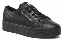 Calvin Klein Sneakers Vulc Flatform Laceup Low Lw YW0YW00819 Negru