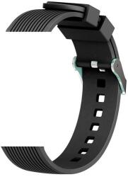DEVIA ST350092 Devia Deluxe Sport Samsung Watch 1 / 2 / 3 (46mm) óraszíj, szilikon, fekete (ST350092)