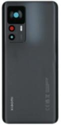 Xiaomi 560007L12A00 Gyári Xiaomi 12T akkufedél fekete hátlap, burkolati elem, kamera lencse (560007L12A00)
