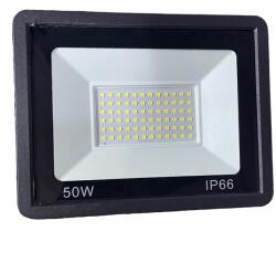  50W Ultra vékony 72 LED reflektor fényvető hideg fehér SLIM Kültéri spotlámpa IP66 - F